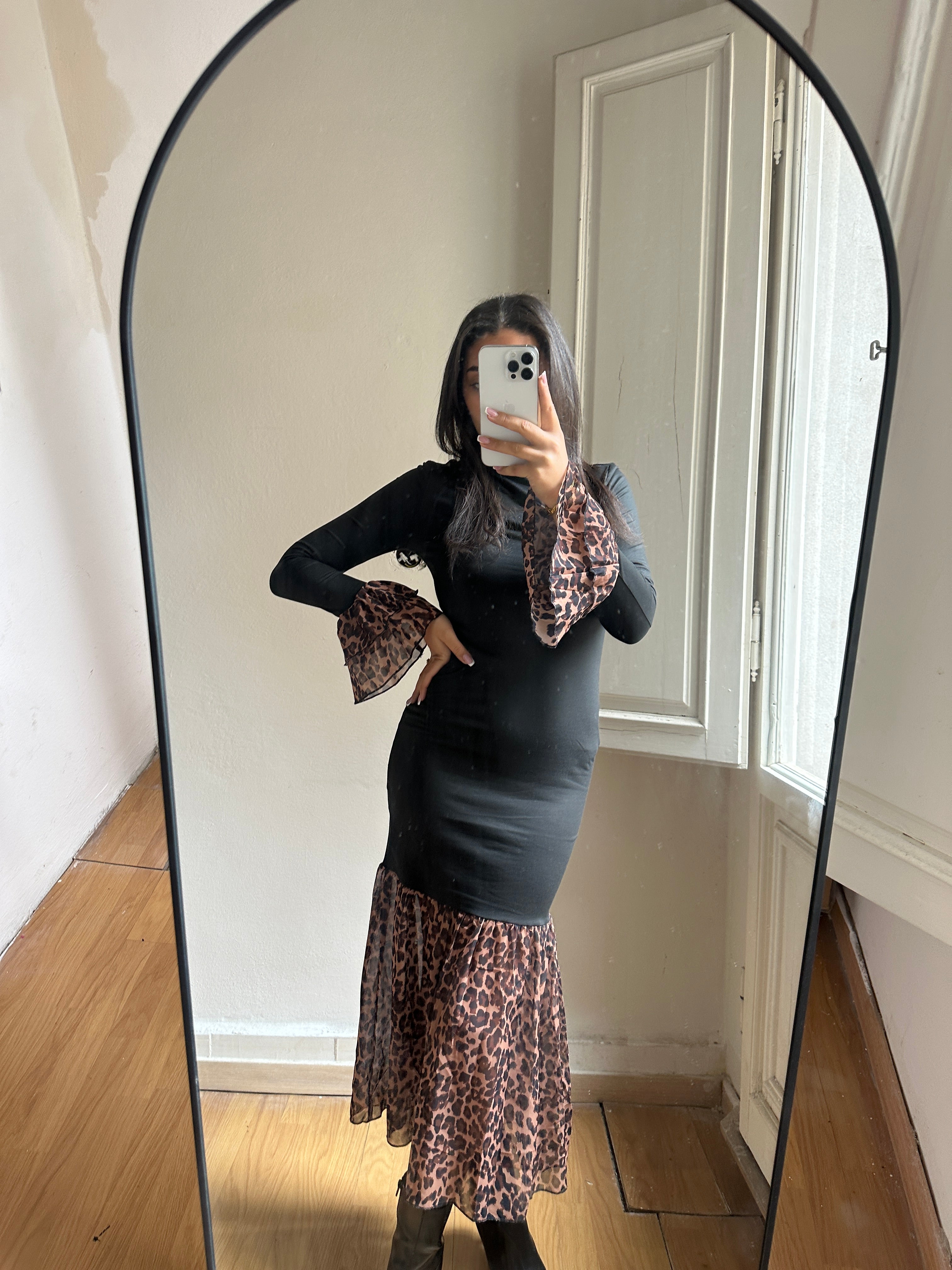 Vestito leopardato