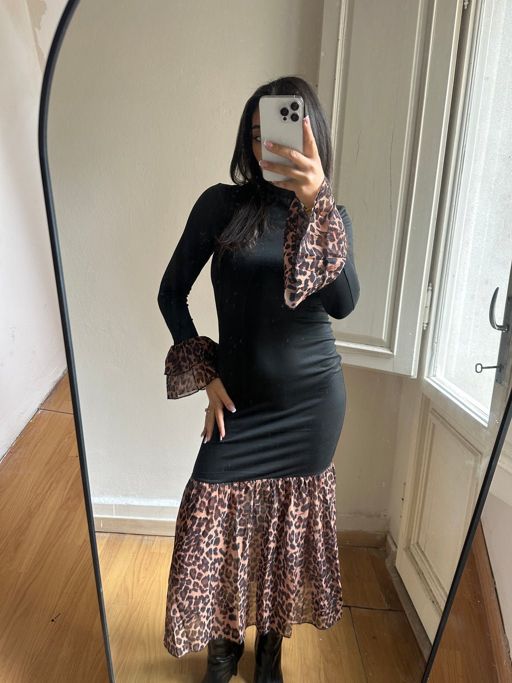 Vestito leopardato