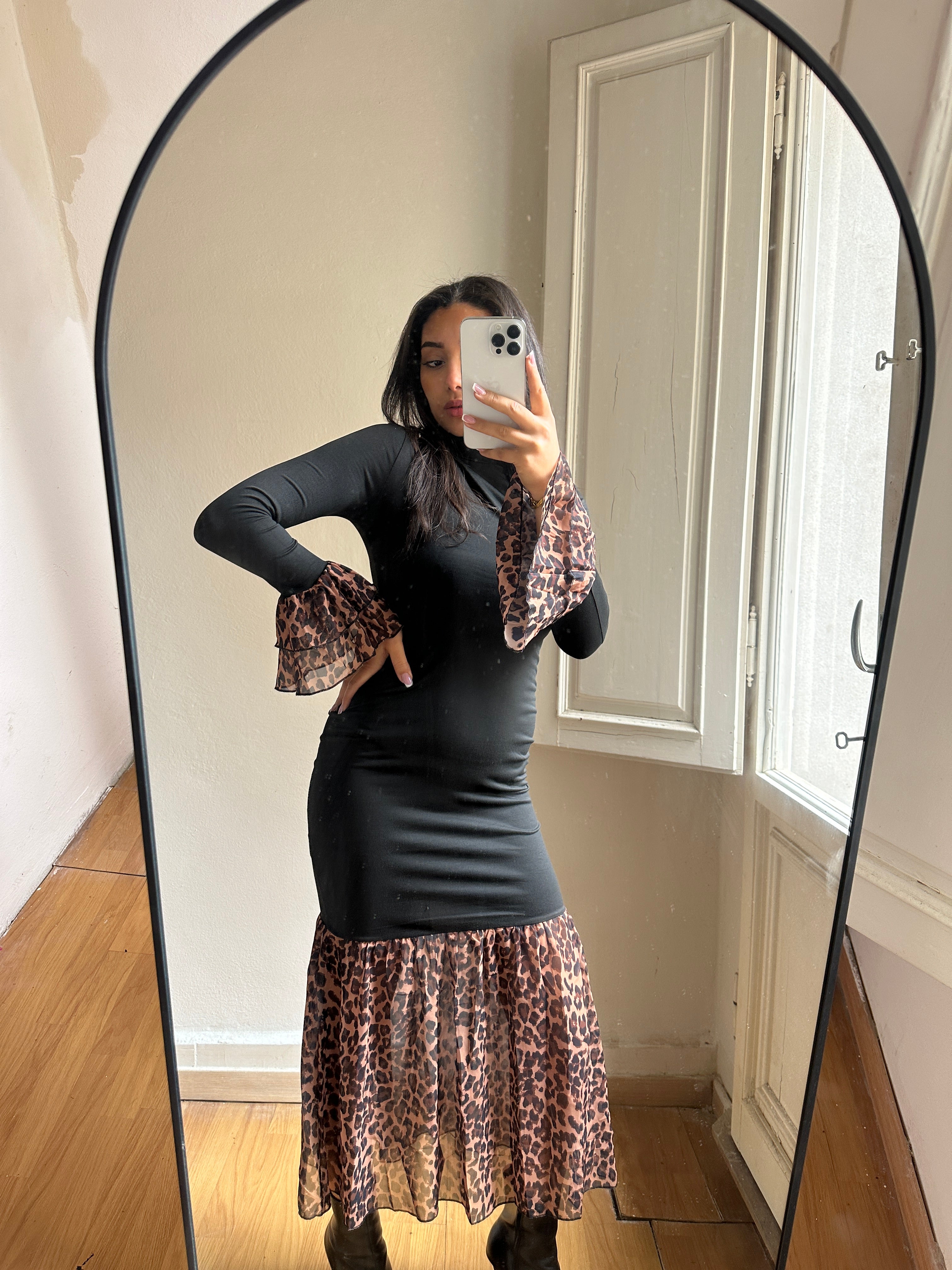 Vestito leopardato